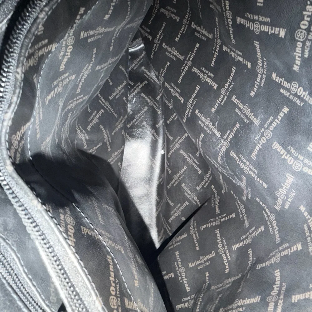 Vintage Elegant Black Leather Shoulder Bag